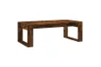 Table basse chêne fumé 102x50x35 cm bois d'ingénierie