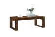 Table basse chêne fumé 102x50x35 cm bois d'ingénierie