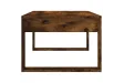 Table basse chêne fumé 102x50x35 cm bois d'ingénierie