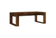 Table basse chêne fumé 102x50x35 cm bois d'ingénierie
