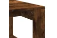 Table basse chêne fumé 102x50x35 cm bois d'ingénierie