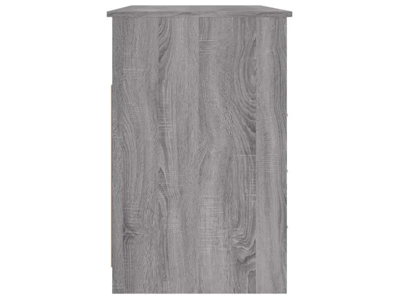 Bureau avec tiroirs Sonoma gris 102x50x76 cm 