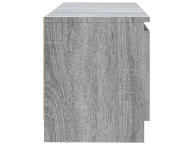 Meuble TV avec lumières LED sonoma gris 120x30x35,5 cm