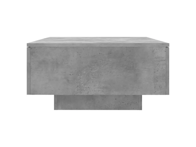 Table basse Gris béton 90x60x31 cm Aggloméré