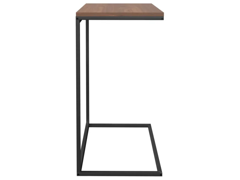 Table d'appoint Noir 55x35x66 cm 