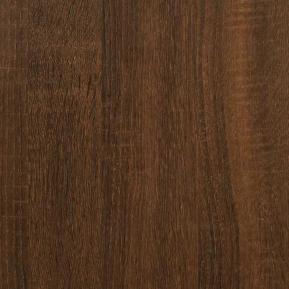 Bureau d'angle Chêne marron 145x100x76 cm 