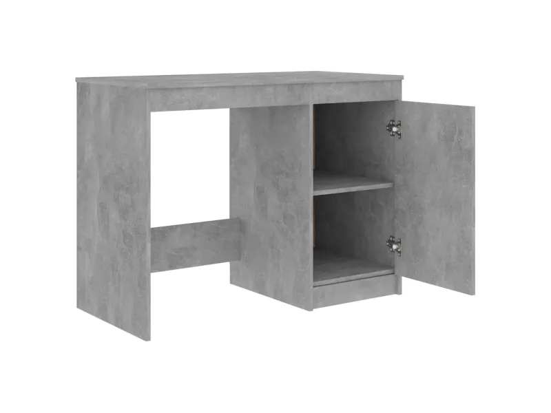Bureau Gris béton 140x50x76 cm Aggloméré
