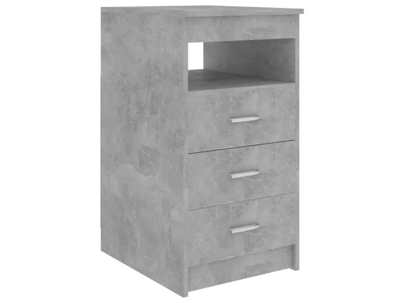 Bureau Gris béton 140x50x76 cm Aggloméré