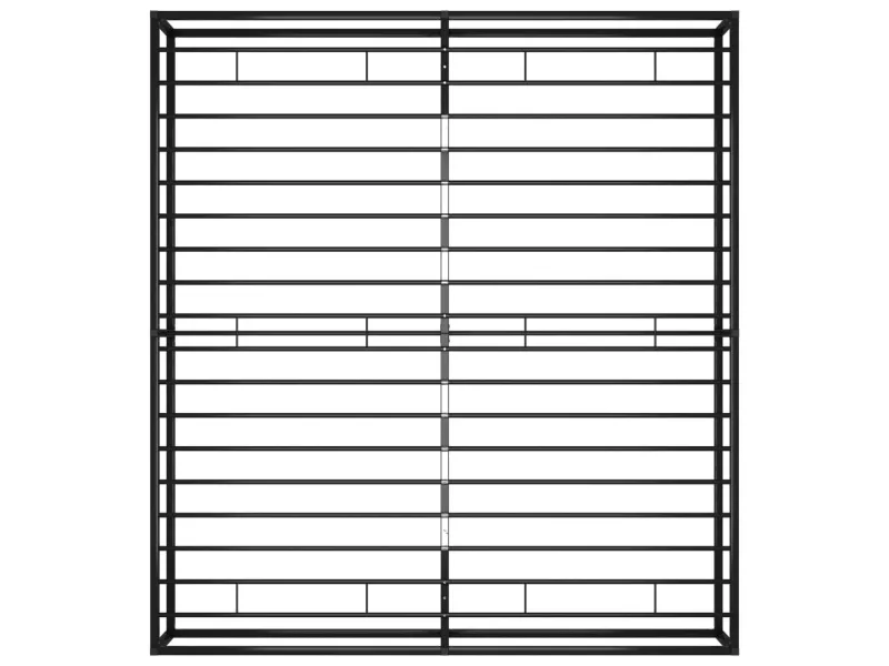 Lit Noir Métal 140x200 cm