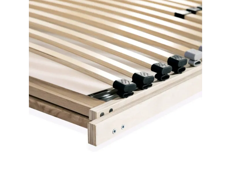 Sommier à lattes avec 28 lattes 7 zones 90 x 200 cm