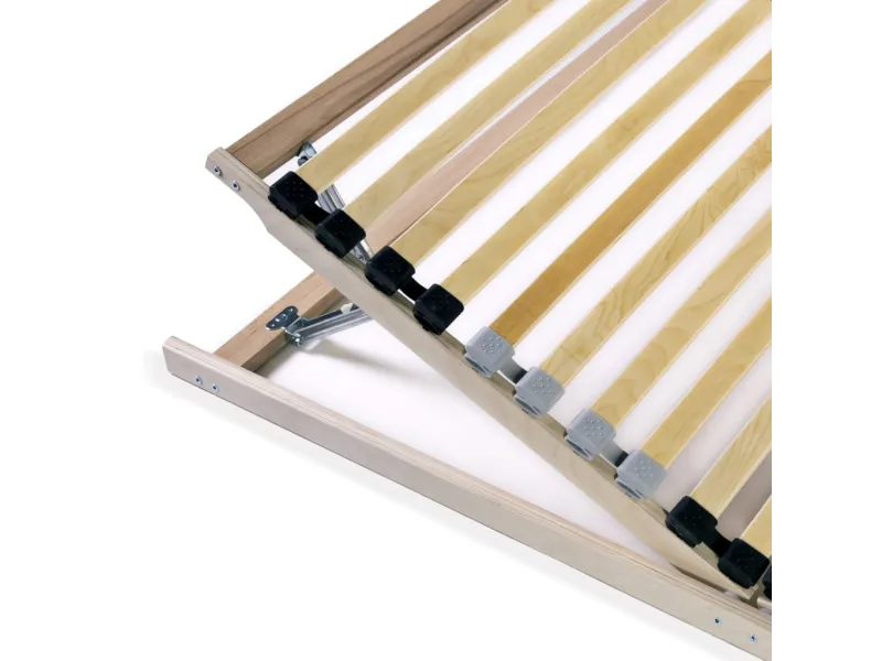 Sommier à lattes avec 28 lattes 7 zones 70 x 200 cm