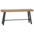 Banc 110 cm Bois massif de teck