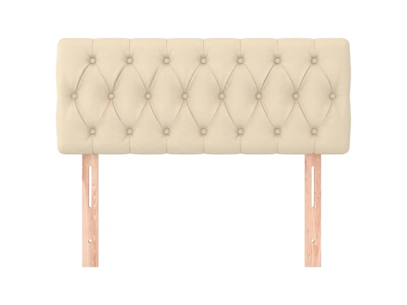 Tête de lit Crème 90x7x78/88 cm Tissu