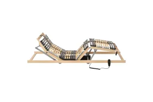 Sommier à lattes électrique avec 42 lattes 7 zones 80x200 cm 2