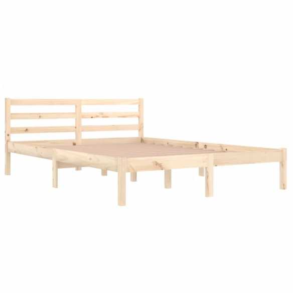 Lit Bois de pin massif 140x200 cm