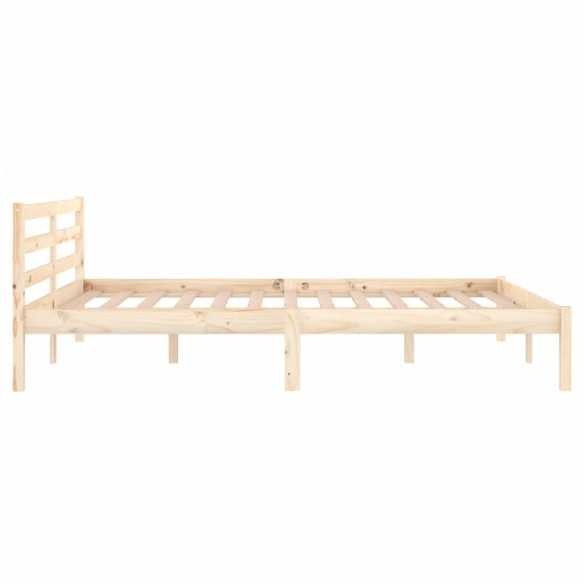Lit Bois de pin massif 140x200 cm