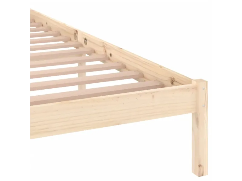 Lit Bois de pin massif 140x200 cm