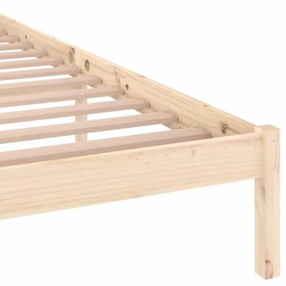 Lit Bois de pin massif 140x200 cm