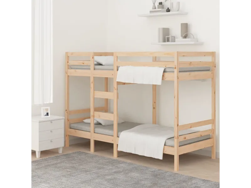 Lit superposé 90x190 cm Bois de pin massif