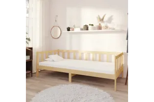 Lit Bois de pin massif 90x200 cm