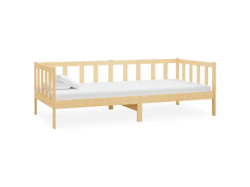 Lit Bois de pin massif 90x200 cm