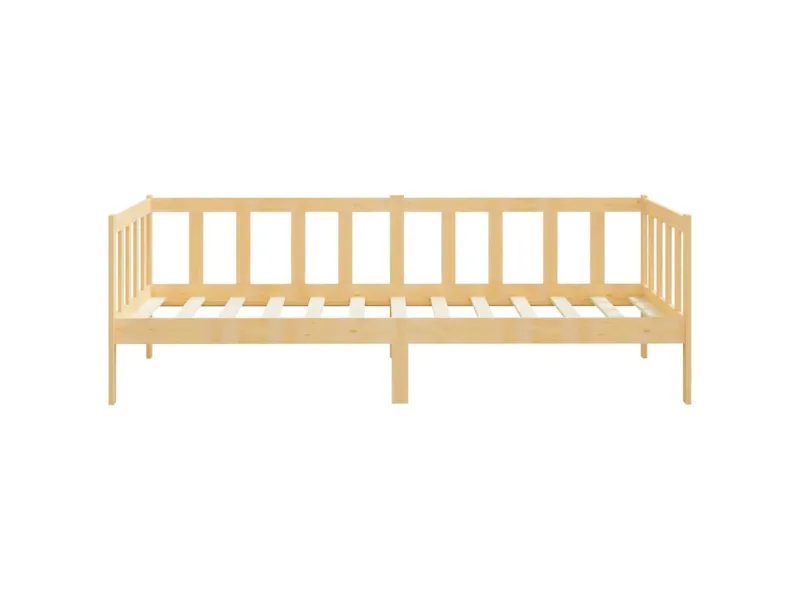 Lit Bois de pin massif 90x200 cm