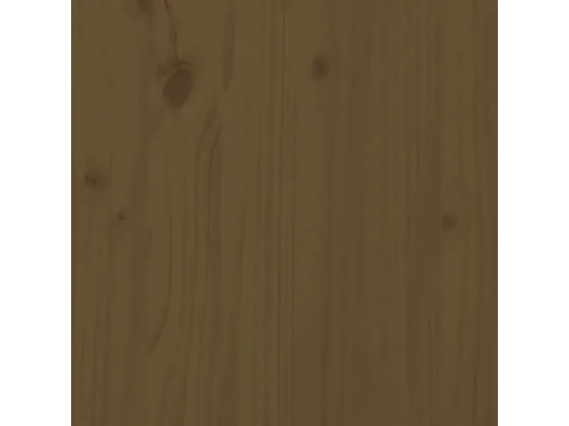 Lit superposé Marron miel 90x200 cm Bois de pin massif