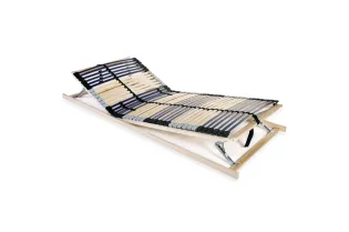 Sommier à lattes avec 42 lattes 7 zones 70 x 200 cm