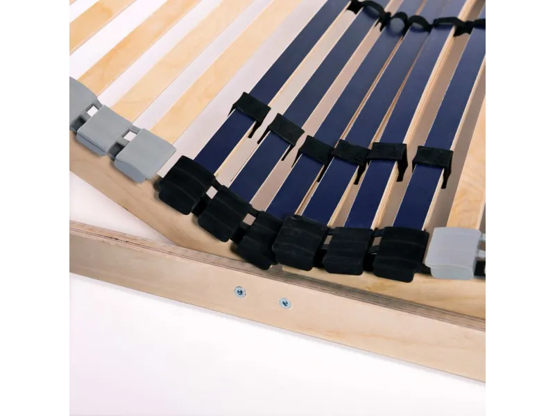 Sommier à lattes avec 42 lattes 7 zones 70 x 200 cm