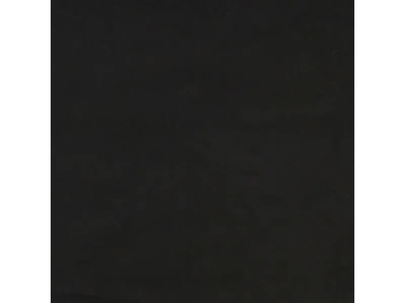 Canapé-lit à 2 places avec deux oreillers Noir Velours