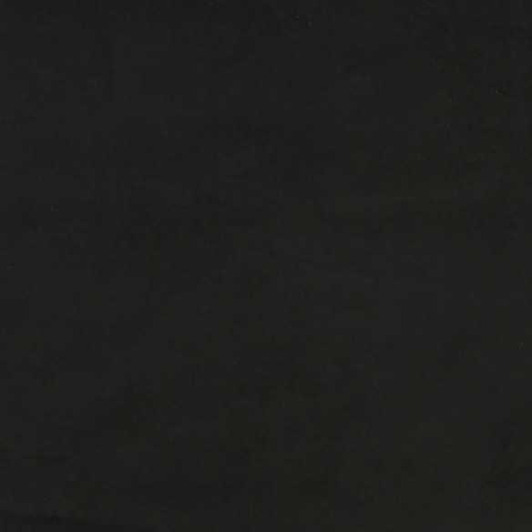 Canapé-lit à 2 places avec deux oreillers Noir Velours