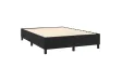 cadre de lit avec matelas Noir 140x200 cm Velours