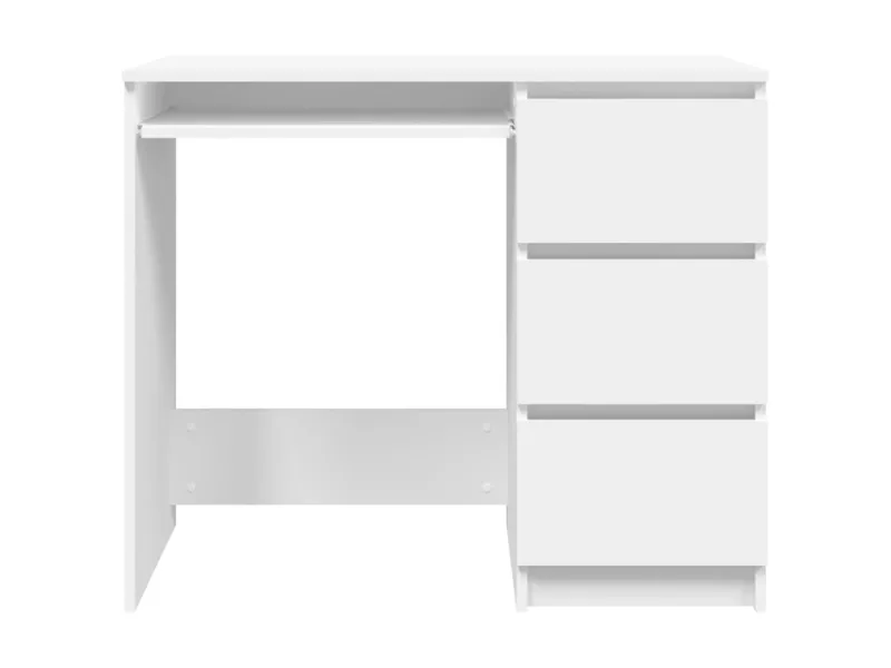 Bureau Blanc 90x45x76 cm Aggloméré