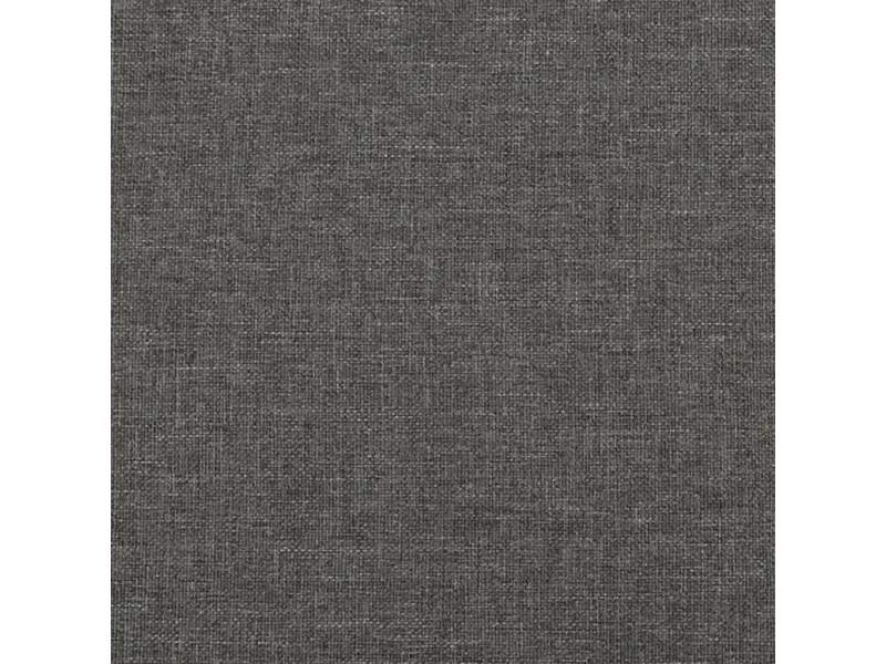 Lit Gris foncé 140x190 cm Tissu