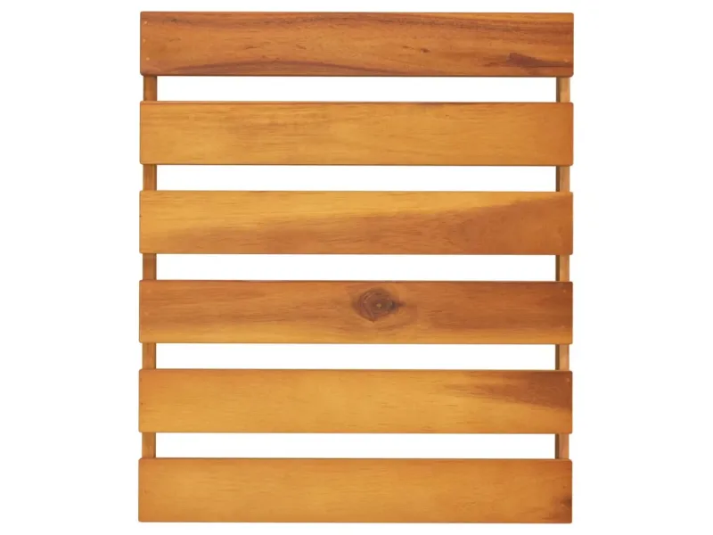 Étagère pliable à 3 niveaux Marron 43x31x63 cm Bois d'acacia