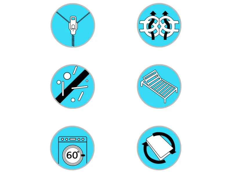 Matelas 160x200 cm Mousse à mémoire de forme Visco 18 cm