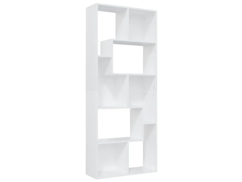 Bibliothèque Blanc 67x24x161 cm 