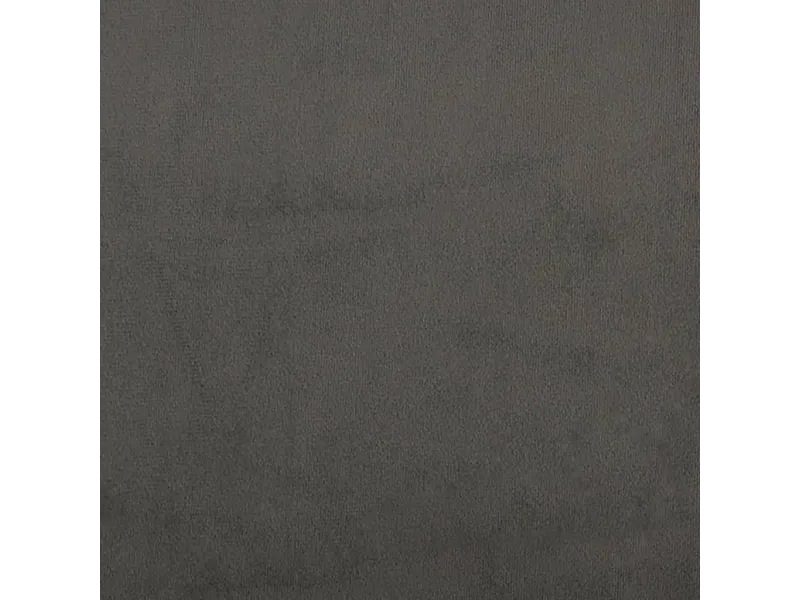 Lit Gris foncé 140x190 cm Velours