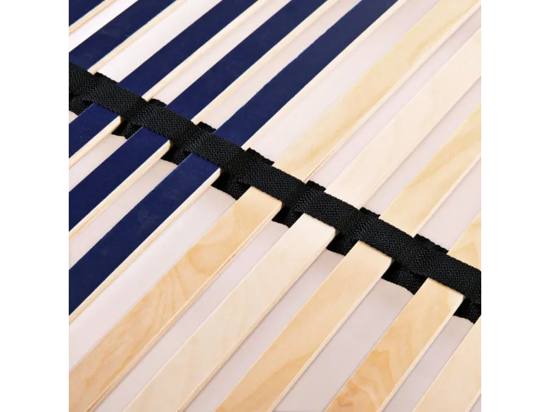 Sommier à lattes avec 42 lattes 7 zones 140 x 200 cm