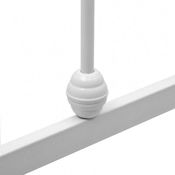 Lit Blanc Métal 90 x 200 cm