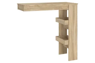 Table bar murale Chêne Sonoma 102x45x103,5 cm Bois d'ingénierie 2