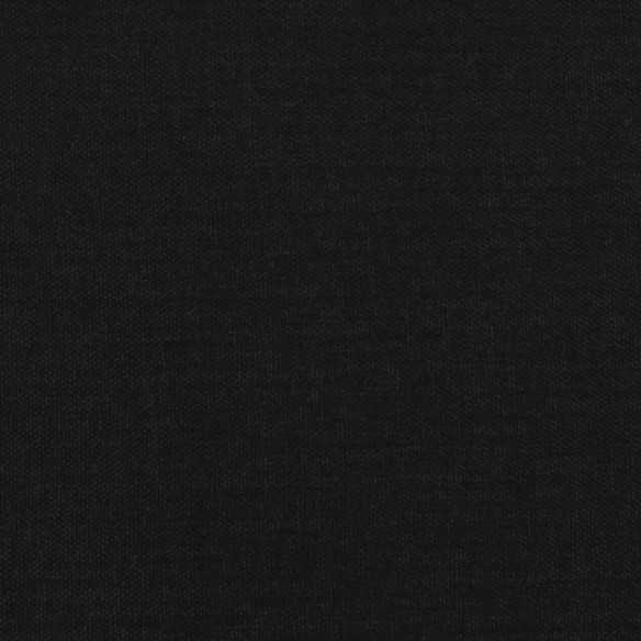 Lit Noir 160x200 cm Tissu