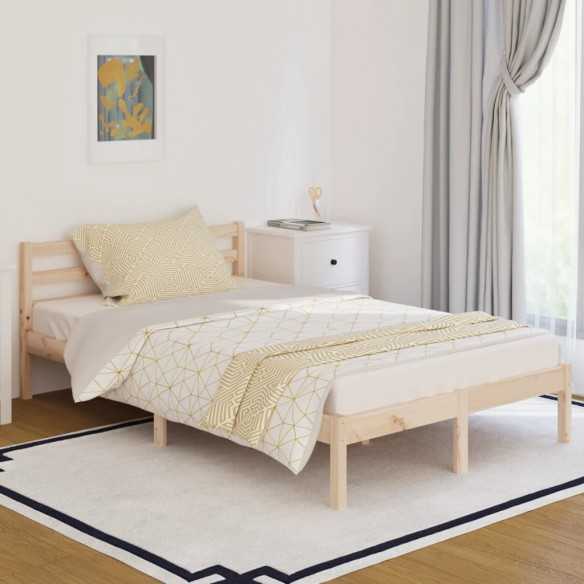 Lit Bois de pin massif 120x200 cm