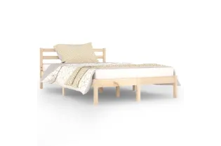 Lit Bois de pin massif 120x200 cm 2