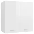 Armoire suspendue Blanc brillant 60x31x60 cm Aggloméré