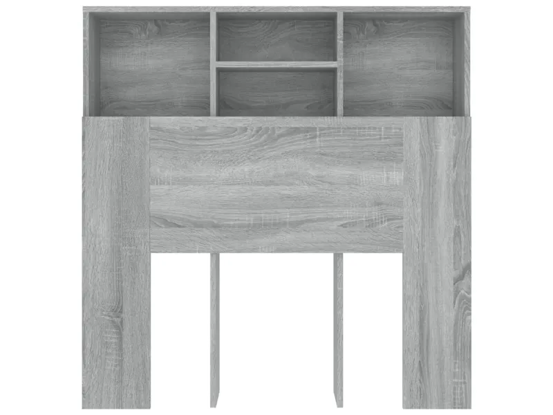 Armoire de tête de lit Sonoma gris 100x19x103,5 cm