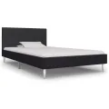 Cadre de lit Noir Tissu 90 x 200 cm