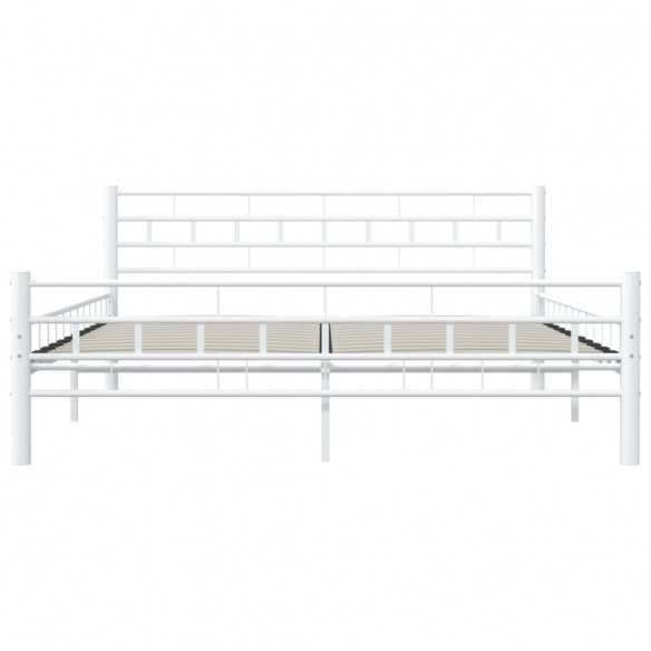 Lit Blanc Métal 160 x 200 cm