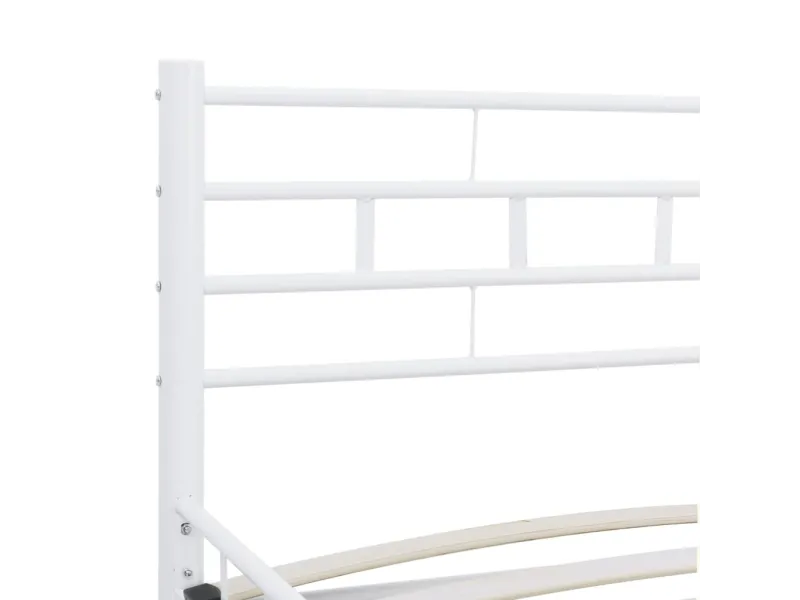 Lit Blanc Métal 160 x 200 cm