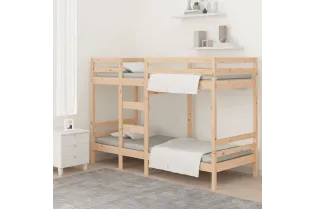 Lit superposé 80x200 cm Bois de pin massif 2